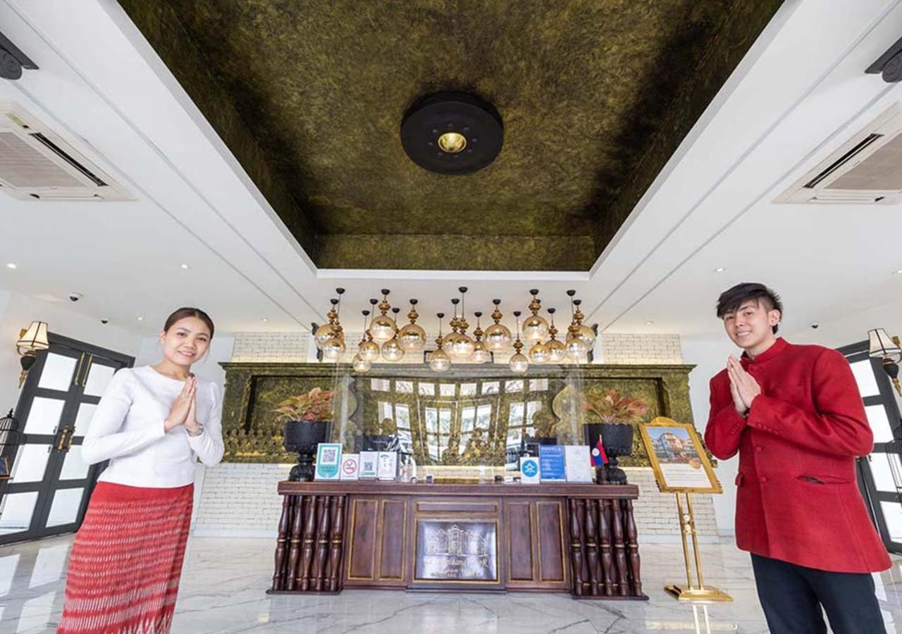 Le Thatluang D'Or Boutique Hotel Вьентьян Экстерьер фото