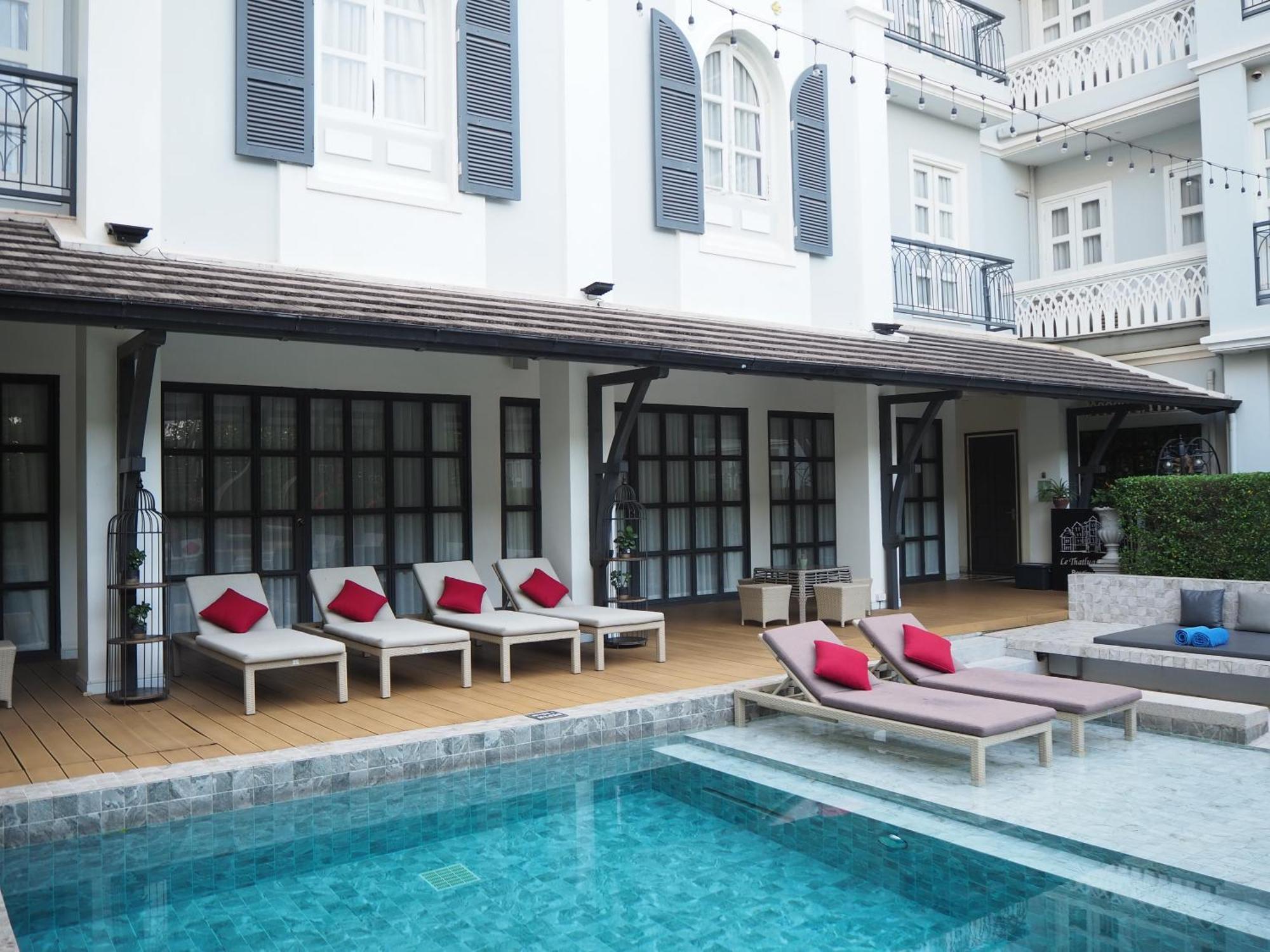 Le Thatluang D'Or Boutique Hotel Вьентьян Экстерьер фото